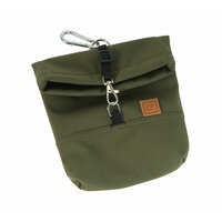 Kapsička na maškrty Softshell khaki 15 x 15 cm